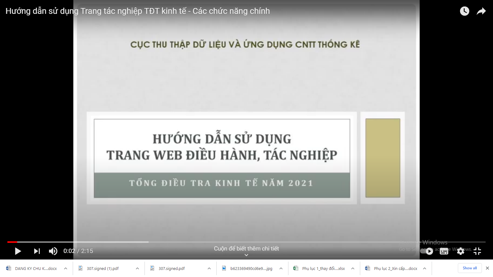 Video Giới thiệu chung Trang tác nghiệp TĐT Kinh tế