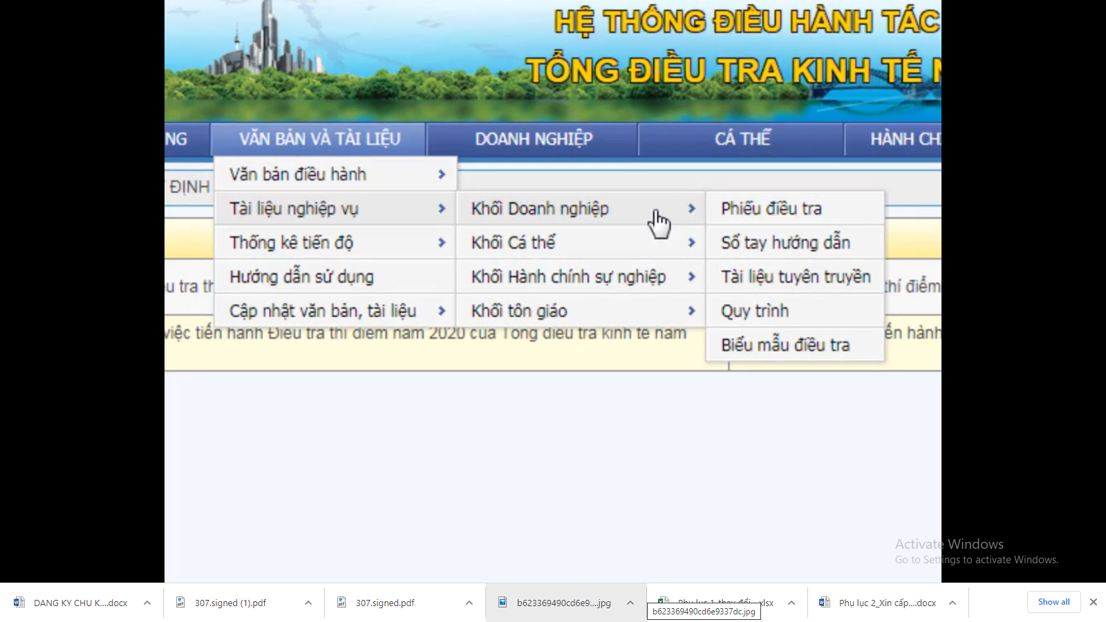 Video Hướng dẫn Trang tác nghiệp TĐT Kinh tế - Các chức năng chính
