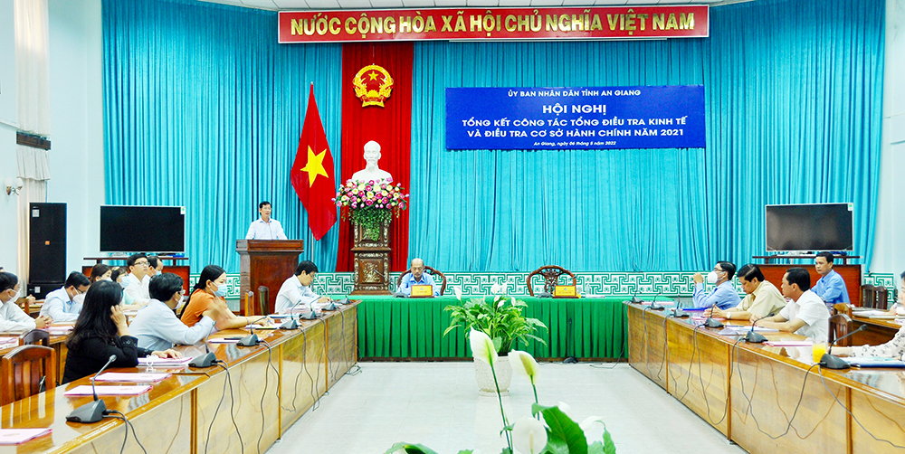 An Giang tổng kết công tác Tổng điều tra kinh tế và điều tra cơ sở hành chính năm 2021