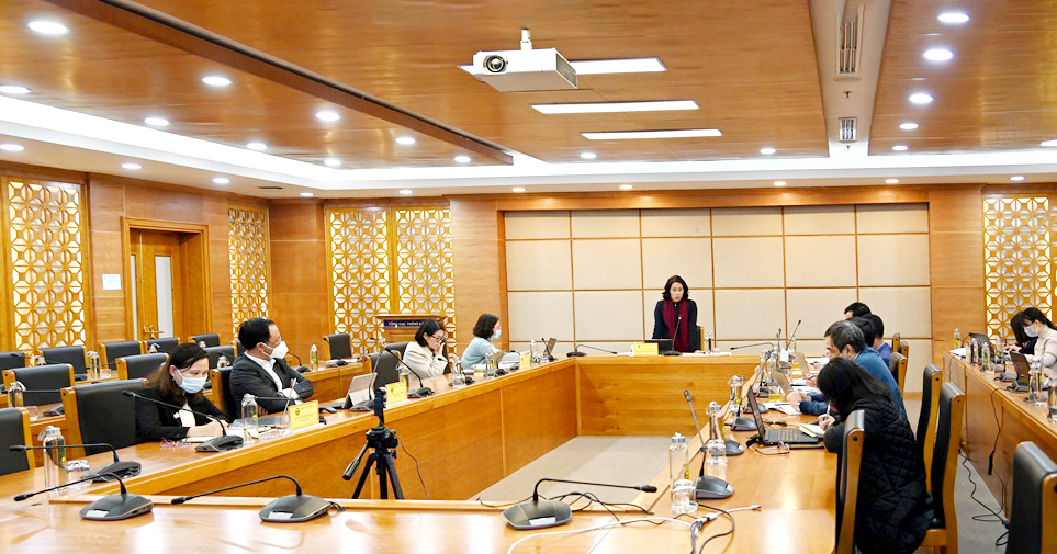 Đoàn công tác làm việc tại Công ty cổ phần cấp nước Hải Phòng