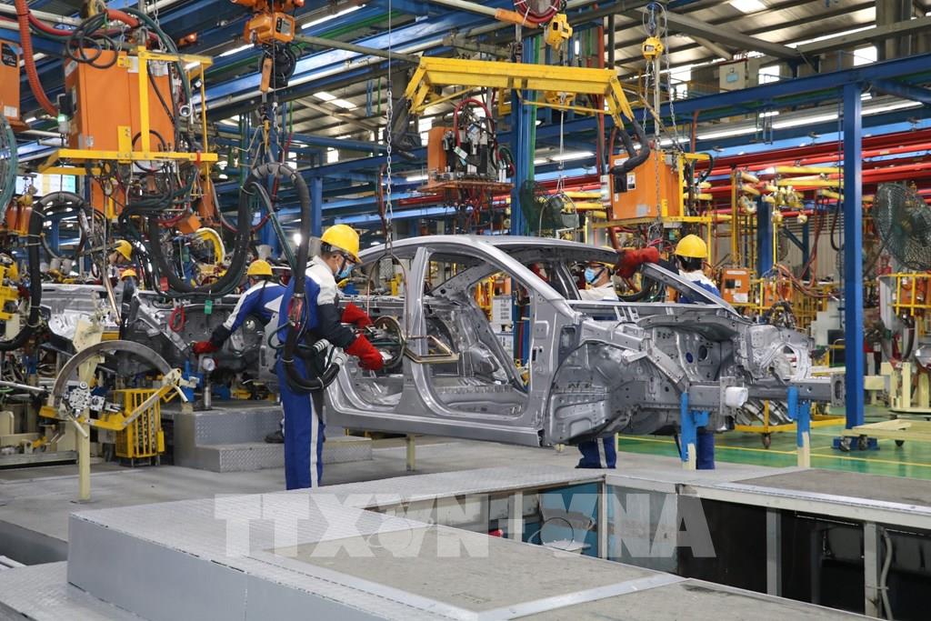 Dây chuyền sản xuất ô tô của Hyundai Thành Công