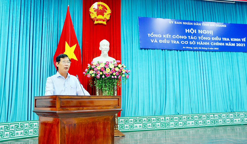 An Giang tổng kết công tác Tổng điều tra kinh tế và điều tra cơ sở hành chính năm 2021 2