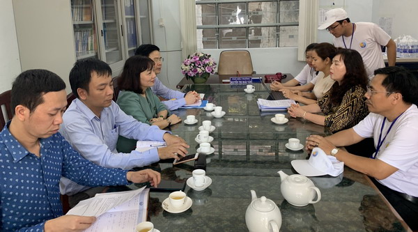 Đoàn Công tác BCĐ Tổng điều tra kinh tế năm 2021 của Trung ương, kiểm tra giám sát công tác ghi phiếu điều tra tại Trường Tiểu học Trần Quốc Tuấn (TP Quy Nhơn) tháng 3.2021