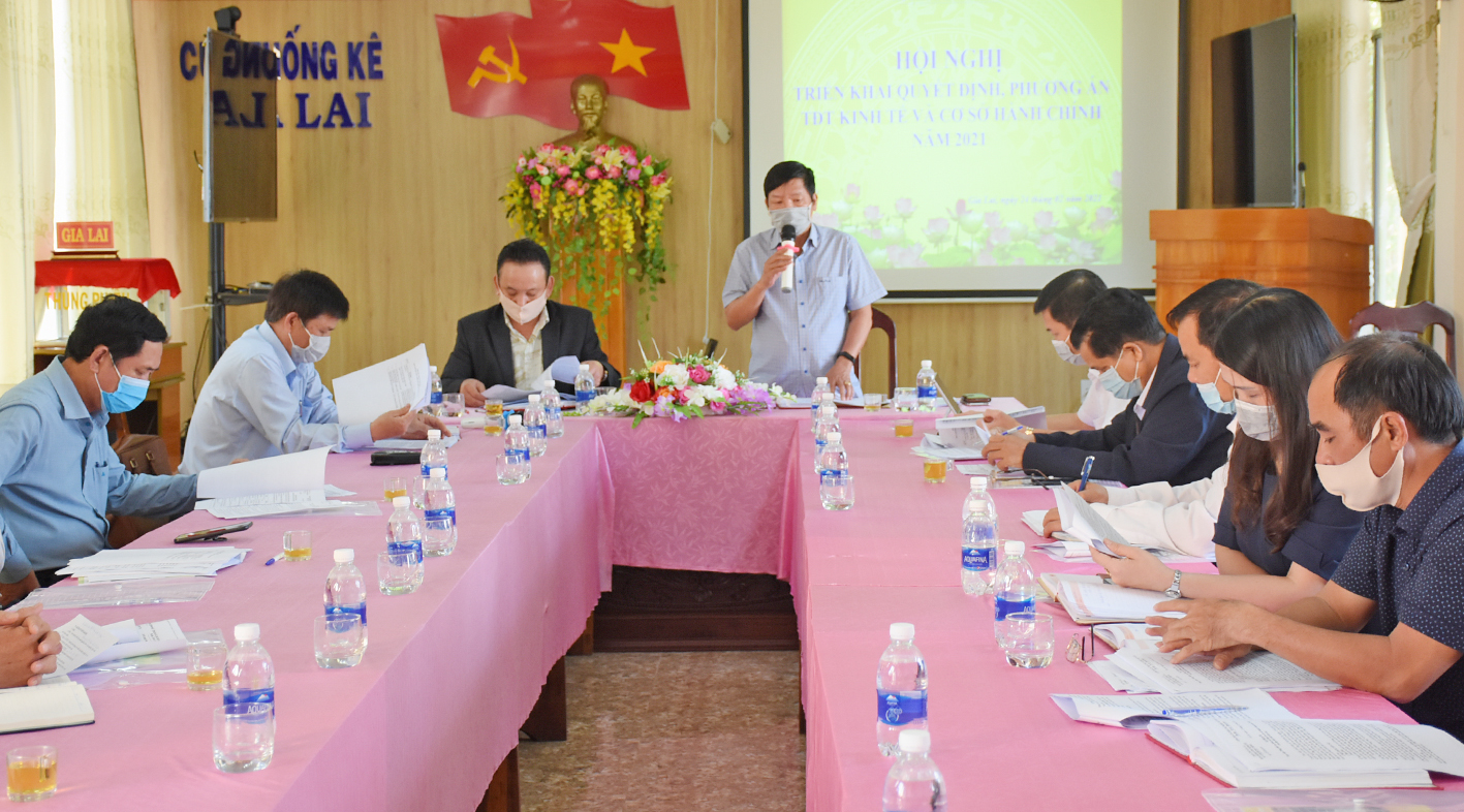 Ban Chỉ đạo tổng điều tra kinh tế và cơ sở hành chính tỉnh tổ chức hội nghị triển khai thực hiện tổng điều tra năm 2021.