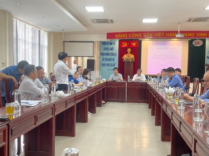 Toàn cảnh buổi làm việc của lãnh đạo Cục Thống kê TP. Hồ Chí Minh với Đoàn công tác Tổng điều tra kinh tế Trung ương