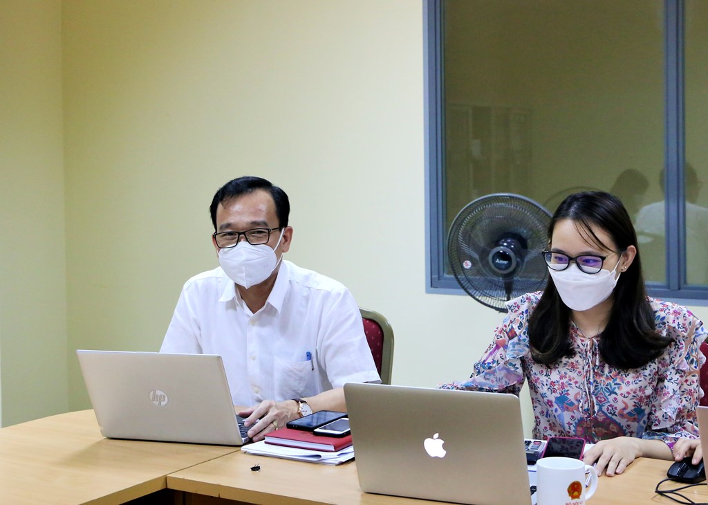 Phó Vụ trưởng Vụ Kế hoạch – Tài chính Nguyễn Mạnh Quân phát biểu tại buổi nghiệm thu