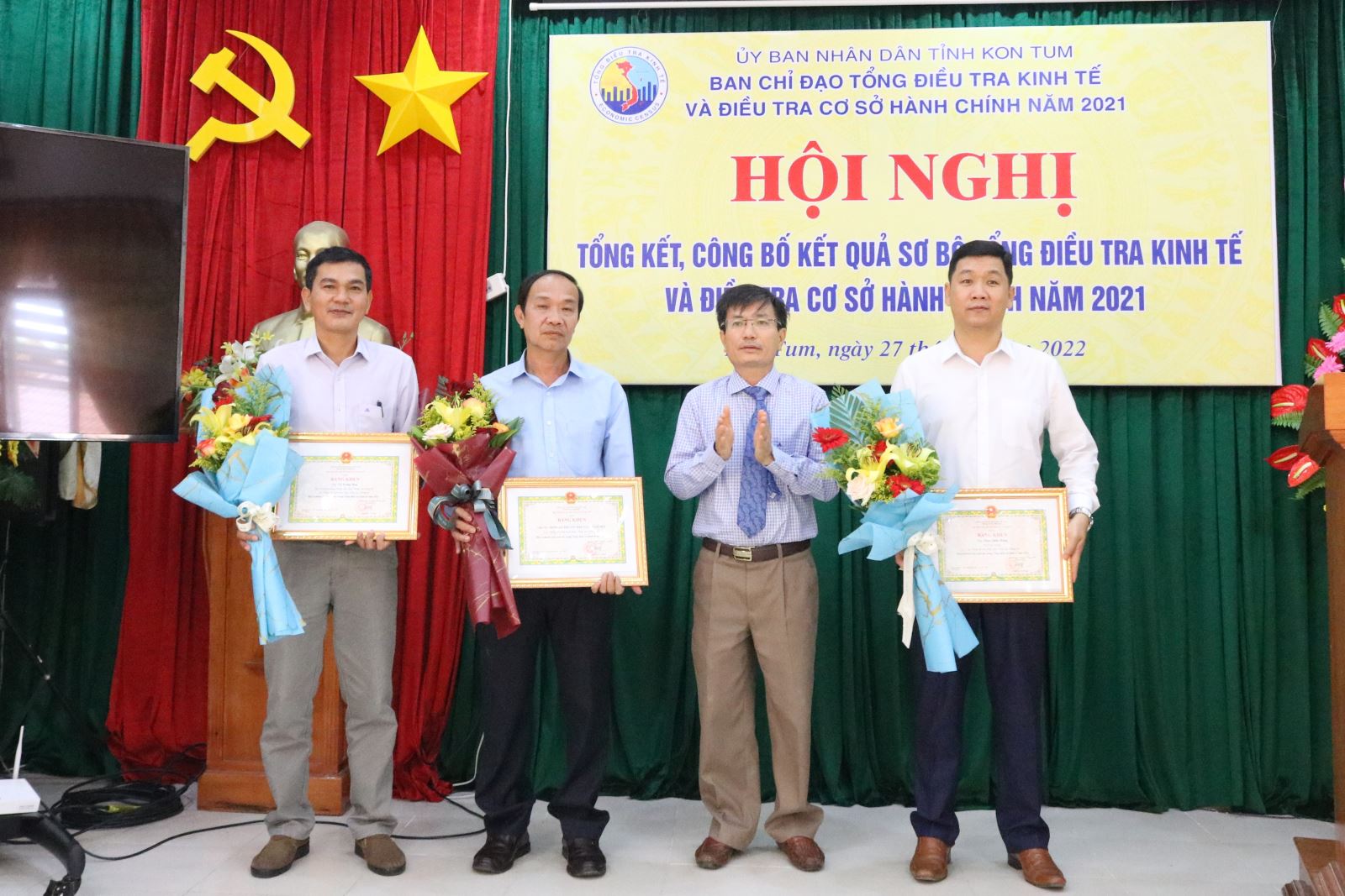Kon Tum tổng kết, công bố kết quả sơ bộ Tổng điều tra kinh tế và điều tra cơ sở hành chính năm 2021 3