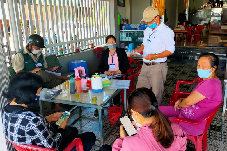 Các địa phương trong toàn tỉnh đồng loạt ra quân tiến hành tổng điều tra tại hộ gia đình