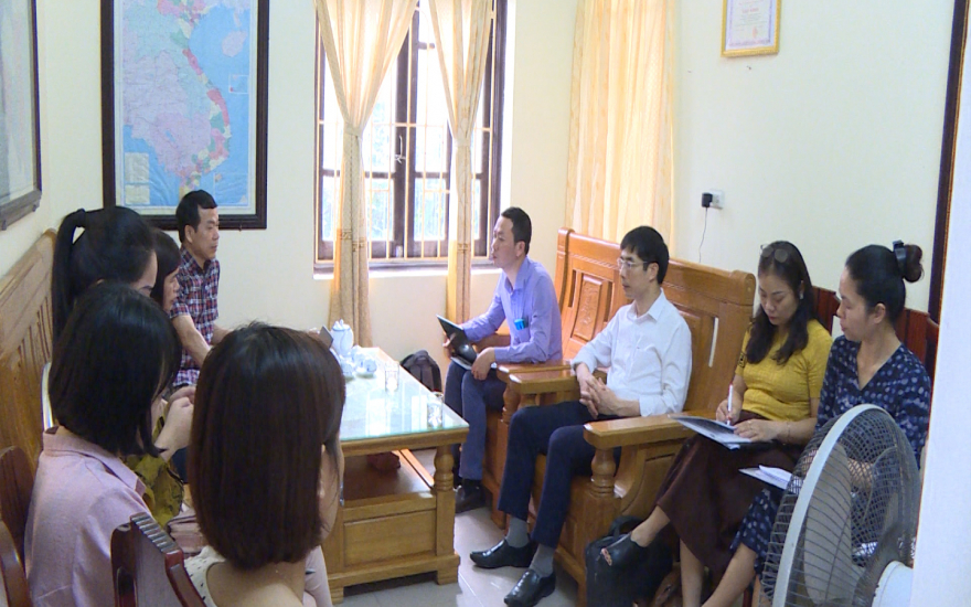 Đoàn công tác của Tổng cục Thống kê kiểm tra tại đơn vị