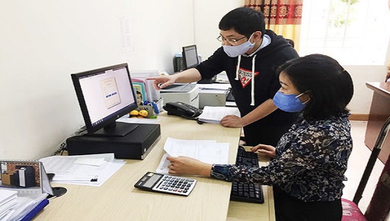 Khâu thu thập thông tin doanh nghiệp được thực hiện bằng phương pháp điều tra trực tuyến. Ảnh minh họa