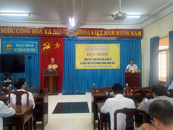 Ninh Thuận tổ chức Hội nghị Tổng kết Tổng điều tra kinh tế và Điều tra cơ sở hành chính năm 2021 2