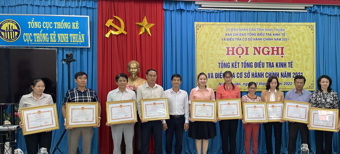 Ninh Thuận tổ chức Hội nghị Tổng kết Tổng điều tra kinh tế và Điều tra cơ sở hành chính năm 2021 3