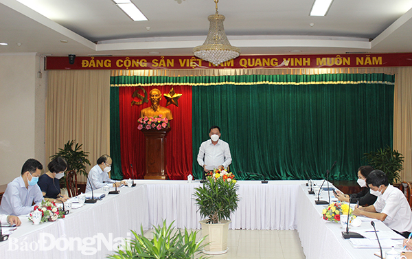 Phó chủ tịch UBND tỉnh Võ Tấn Đức phát biểu chỉ đạo