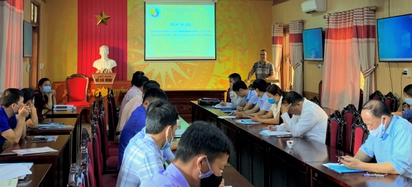  Phó Cục trưởng Tăng Bá Tuyên phát biểu chỉ đạo tại Hội nghị tập huấn nghiệp vụ TĐTKT giai đoạn II tại huyện Quản Bạ