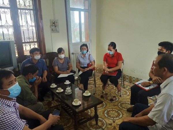 Đoàn giám sát Cục Thống kê tỉnh Thái Bình giám sát TĐT kinh tế giai đoạn II tại Hưng Hà